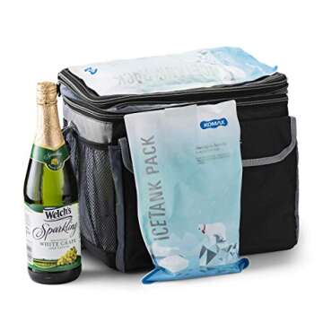 Komax Reusable Ice Packs - 12-15 Hours of Cold Gel Packs