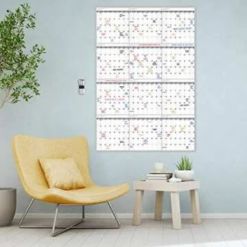 Large Dry Erase Wall Calendar for Effortless Planning