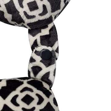 Wolf Essentials Soft Microfiber Neck Pillow for Travel