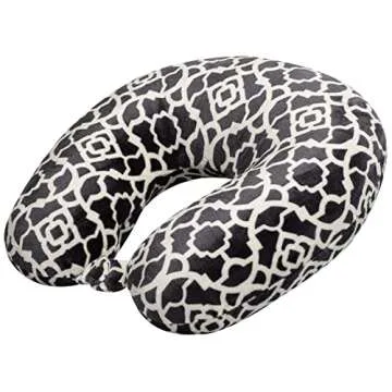 Wolf Essentials Soft Microfiber Neck Pillow for Travel
