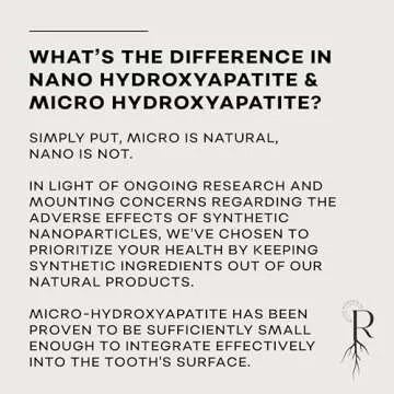Fluoride-Free Hydroxyapatite Tooth Powder for Natural Whitening
