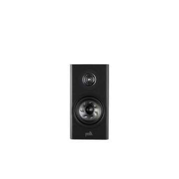 Polk Reserve R100 Small Bookshelf Speaker for Dynamic, Detailed Home Theater Audio, 1" Pinnacle Ring...