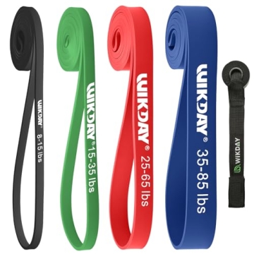 WIKDAY Resistance Bands for Strength and Flexibility Training