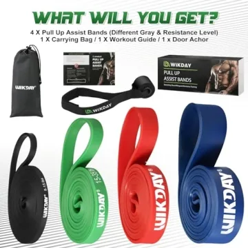 WIKDAY Resistance Bands for Strength and Flexibility Training