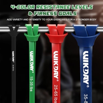 WIKDAY Resistance Bands for Strength and Flexibility Training