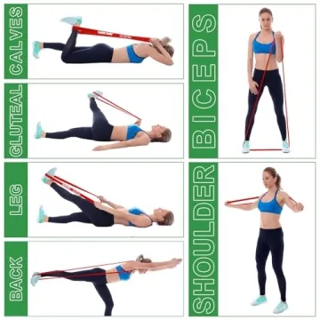 WIKDAY Resistance Bands for Strength and Flexibility Training