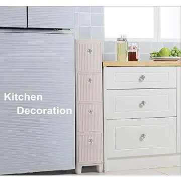 26 pcs Crystal Drawer Pulls for Kitchen and Bathroom