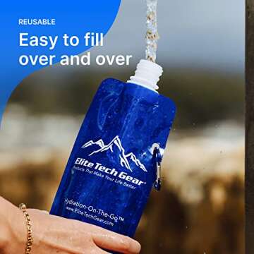 ETG Collapsible Water Bottle - Lightweight & Eco-Friendly