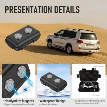 MAILADA Magnetic Key Holder Box for Secure Outdoor Use