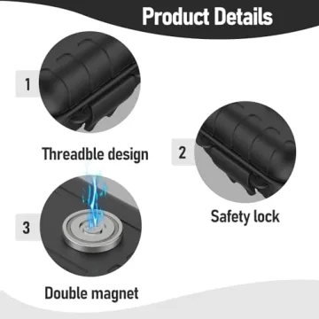 MAILADA Magnetic Key Holder Box for Secure Outdoor Use