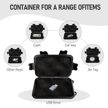 MAILADA Magnetic Key Holder Box for Secure Outdoor Use