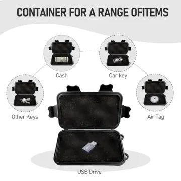MAILADA Magnetic Key Holder Box for Secure Outdoor Use