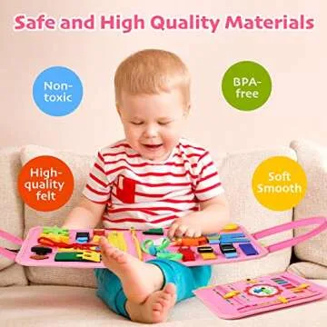 Engaging Hooku Busy Board for Toddlers - Fun & Learning