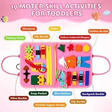 Engaging Hooku Busy Board for Toddlers - Fun & Learning