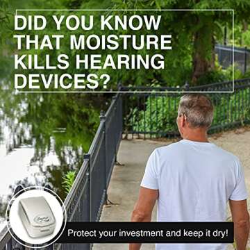 Zephyr by Dry & Store Hearing Instrument Dryer/Dehumidifier | for Care and Maintenance of Hearing Aids | Cochlear Processors | in-Ear Monitors