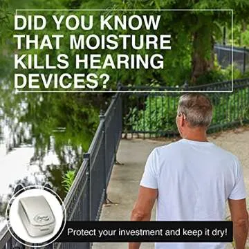 Zephyr by Dry & Store Portable Hearing Aid Dryer - Extends Life & Quality of Devices