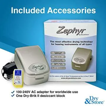 Zephyr Hearing Instrument Dryer for Optimal Care