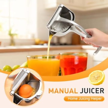 Ergonomic Hand Press Juicer for Juice Lovers