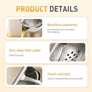 Ergonomic Hand Press Juicer for Juice Lovers