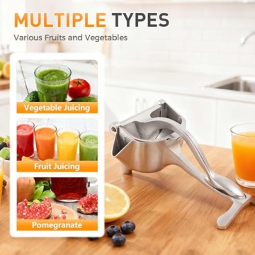Ergonomic Hand Press Juicer for Juice Lovers