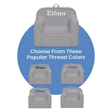 Personalized Delta Children Cozee Chair for Toddlers