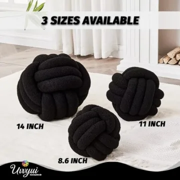 Soft Uvvyui Knot Pillow Ball for Stylish Home Decor