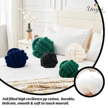 Soft Uvvyui Knot Pillow Ball for Stylish Home Decor