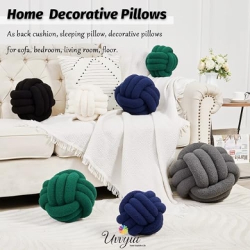 Soft Uvvyui Knot Pillow Ball for Stylish Home Decor