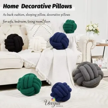 Soft Uvvyui Knot Pillow Ball for Stylish Home Decor