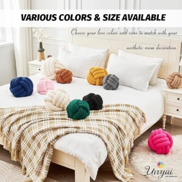 Soft Uvvyui Knot Pillow Ball for Stylish Home Decor