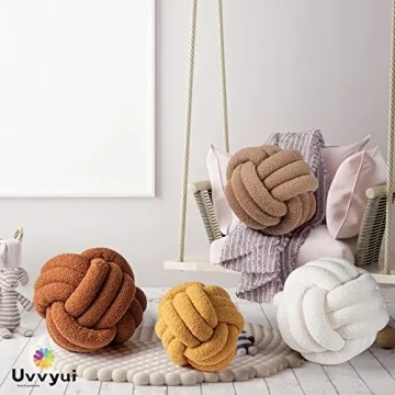 Soft Uvvyui Knot Pillow Ball for Stylish Home Decor