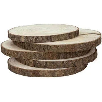 Shop Karavella Wood Slices Centerpieces - 5 Pack