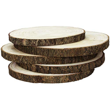 Shop Karavella Wood Slices Centerpieces - 5 Pack