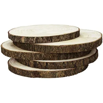 Shop Karavella Wood Slices Centerpieces - 5 Pack