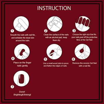 WOKOTO 20 Sheets Gradient Toe Nail Polish Strips And Stickers And 1 Nail File Kit Colorful 22 Tips P...