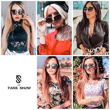 SOJOS Cat Eye Designer Sunglasses with UV400 Protection