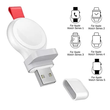 Portable Magnetic Apple Watch Charger for Travel Convenience