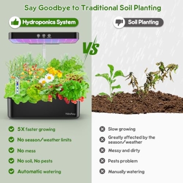 HidroPony Indoor Gardening System - 12 Pods Hydroponic Kit