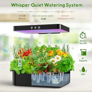 HidroPony Indoor Gardening System - 12 Pods Hydroponic Kit