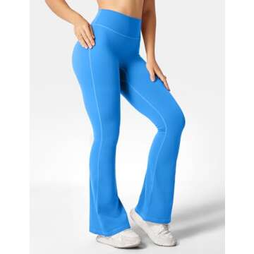 YEOREO Women's Flare Yoga Pants - High Waisted Comfort