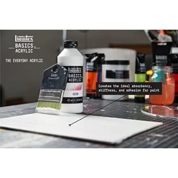 Liquitex BASICS Gesso 16oz Professional Acrylic Primer