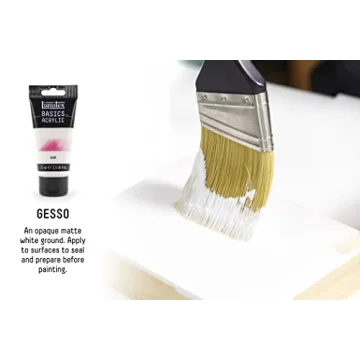 Liquitex BASICS Gesso 16oz Professional Acrylic Primer