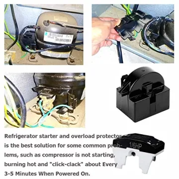 Refrigerator Compressor Relay and Overload Kit