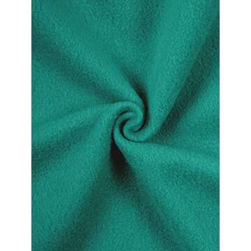 LASLULU Womens Fleece Lined Crop Hoodies Cropped Sport Athletic Hoodie Stand Collar Winter Warm Sweater Zipper Sweatshirt Long Sleeve Pullover Tops(Aqua Green Small)