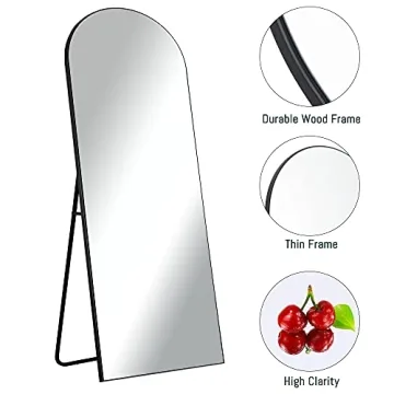 Elegant KIAYACI Arched Full Length Dressing Mirror