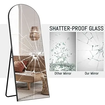 Elegant KIAYACI Arched Full Length Dressing Mirror