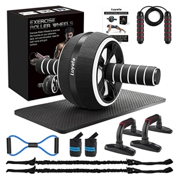 10-in-1 Ab Roller Wheel Fitness Kit for Home Workouts