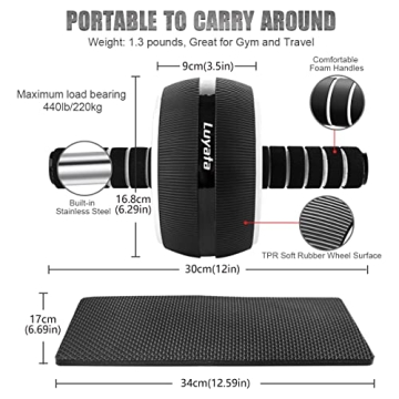 10-in-1 Ab Roller Wheel Fitness Kit for Home Workouts