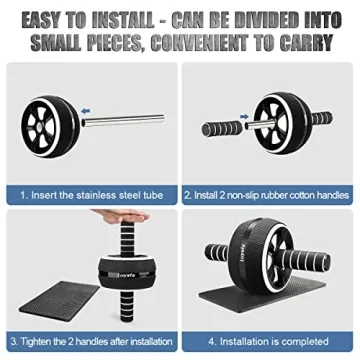 10-in-1 Ab Roller Wheel Fitness Kit for Home Workouts