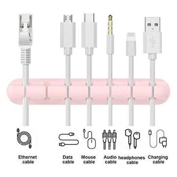 SOULWIT Cable Holder Clips - 3 Pack for Easy Cord Management